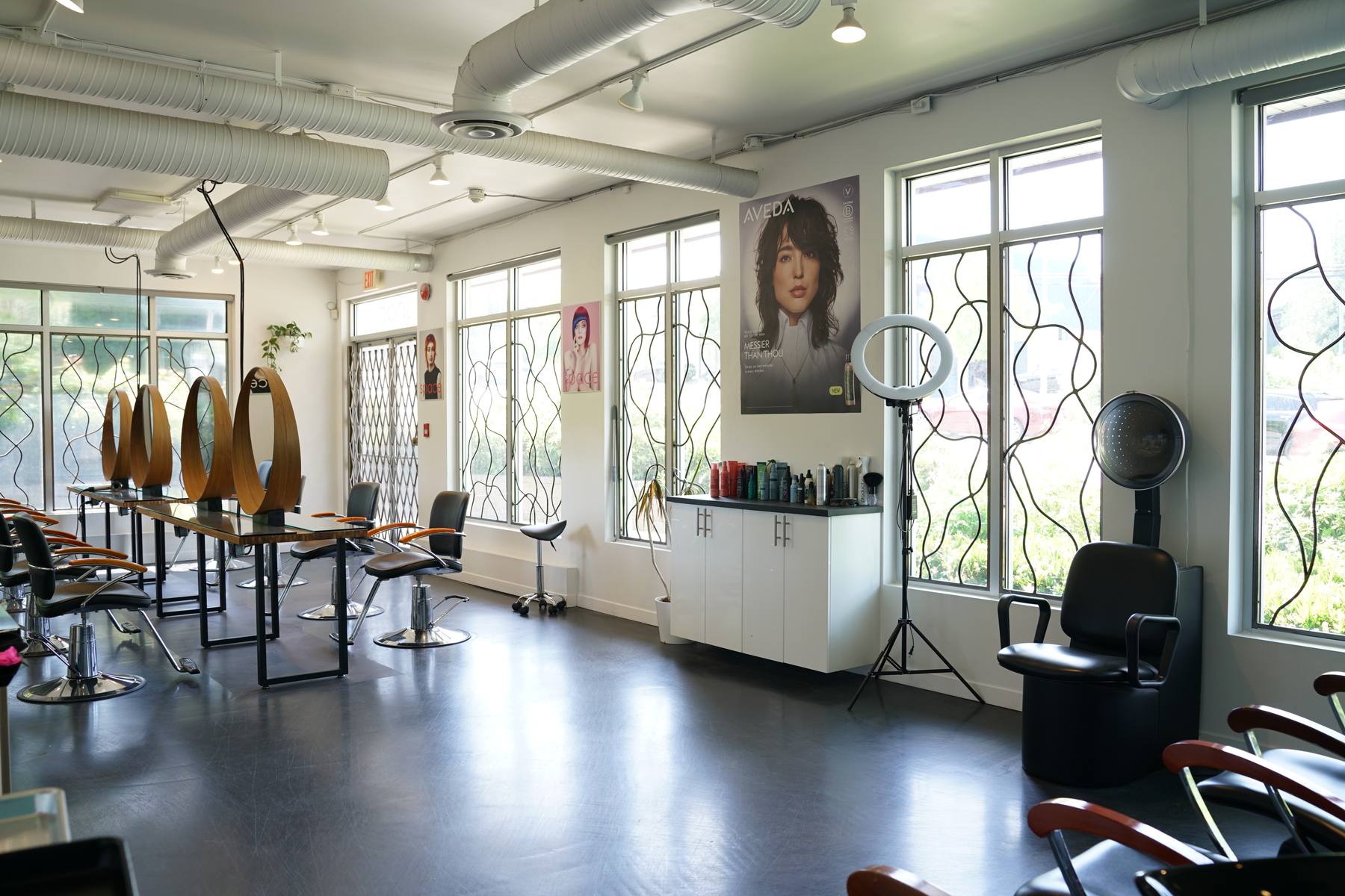 Aveda Institute Vancouver hair school campus interior Vancouver BC